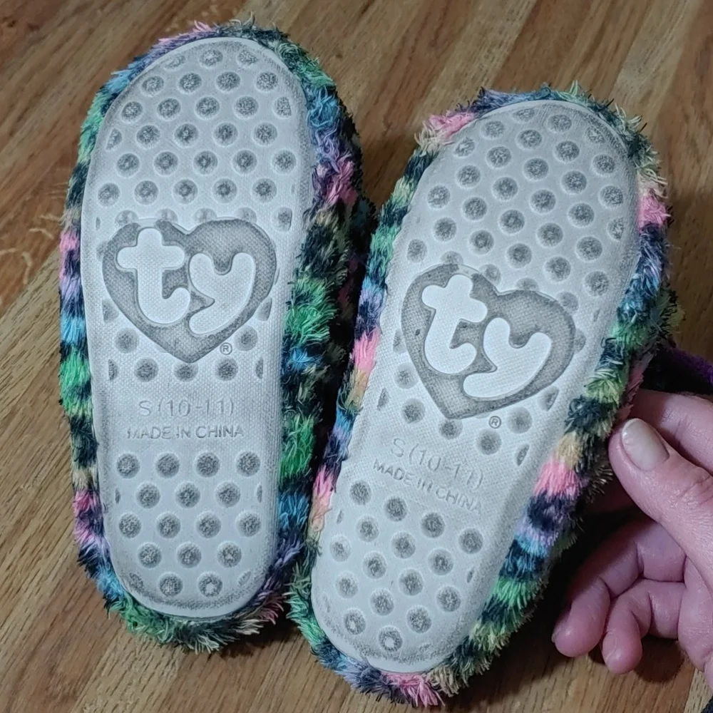 Ty Dotty Girls Slippers Toddler Girls S 10/11